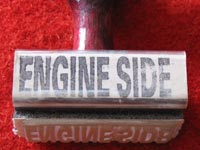 engine side stamp