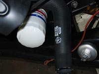 Radiator hoses stencil